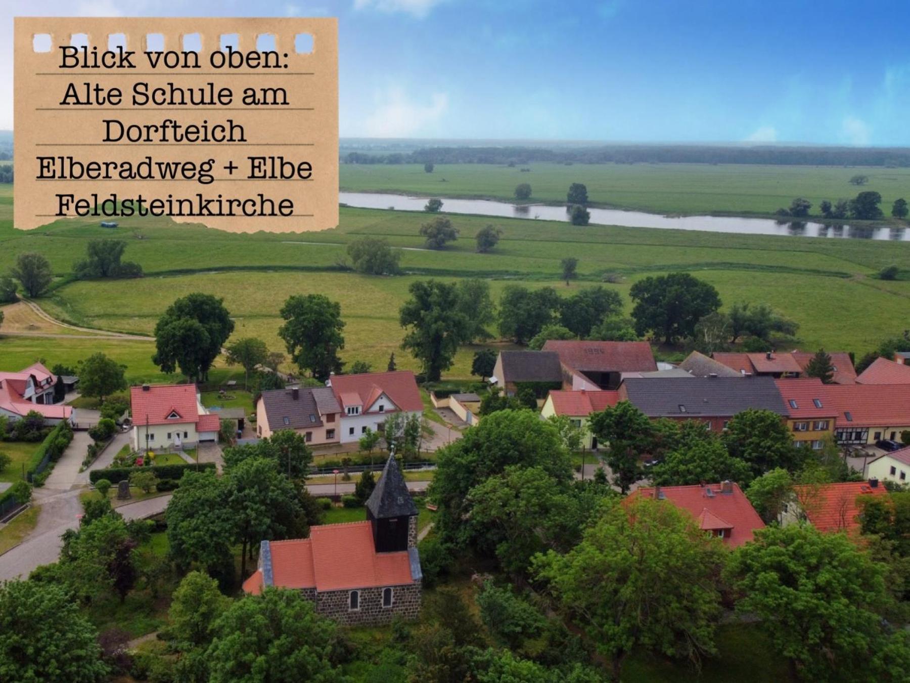 Ferienwohnungen „Zur Alten Schule“ direkt an der Elbe Wittenberg Exterior foto